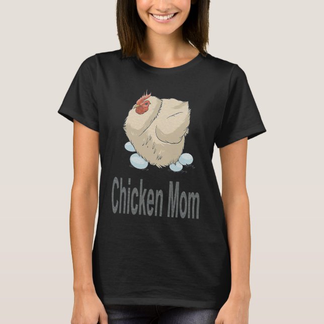 Camiseta Chicken Mom  Chicken Farming (Frente)