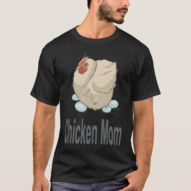 Camiseta Chicken Mom  Chicken Farming (Frente)