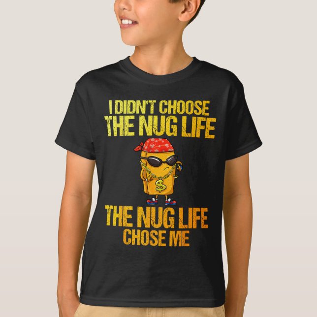 Camiseta Chicken Nugget Art For Men Women Kids Chicken Nugg (Frente)