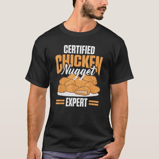 Camiseta Chicken Nugget Certified Chicken Expe (Frente)