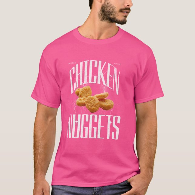 Camiseta Chicken Nugget Meme Bootleg Retro Rua 90 (Frente)