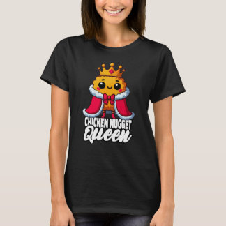 Camiseta Chicken Nugget Queen Funny Chicken