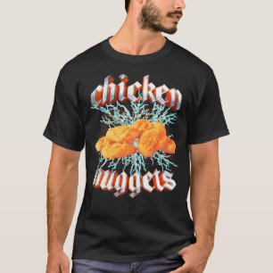 Camiseta Chicken Nuggets Heavy Metal World Tour