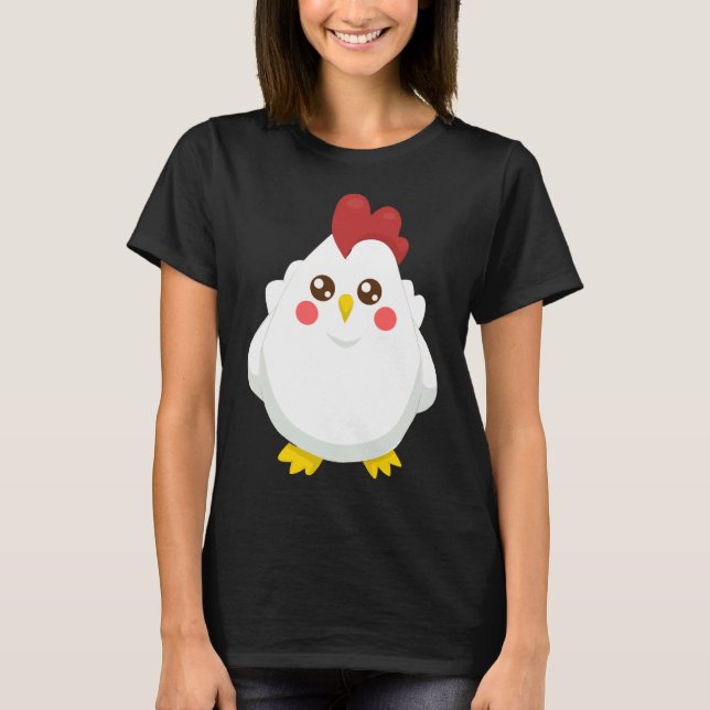 Camiseta chicken pattern   (Frente)