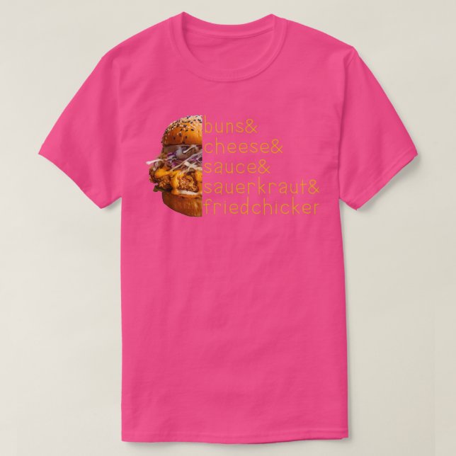 CAMISETA CHICKEN SANDWICH RECIPE (Frente do Design)