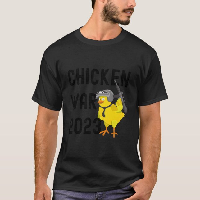 Camiseta Chicken War 2023 The Battle Of The Chickens (Frente)