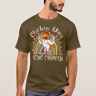 Camiseta Chicken Wing Champion Encantador Engraçado Humor