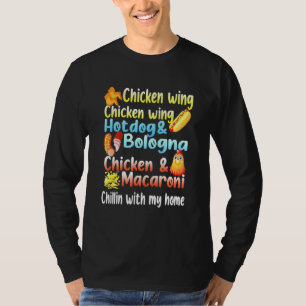 Camiseta Chicken Wing Chicken Wing Hotdog e Bologna