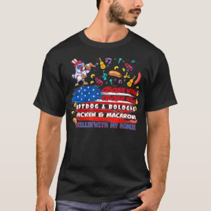 Camiseta Chicken Wing Chicken Wing Hotdog e Bologna