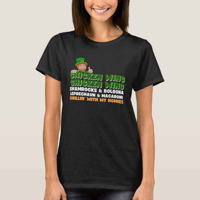 Camiseta Chicken Wing Chicken Wing Song Hot Dog Bologna St  (Frente)