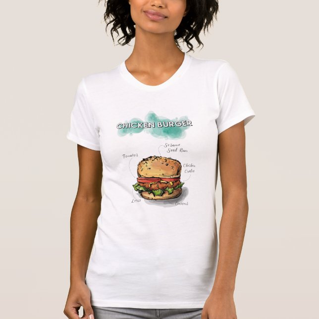 CAMISETA CHICKENBURGER (Frente)