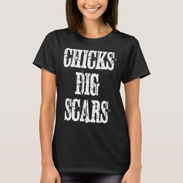 Camiseta Chicks Dig S Shirt Congenital Heart Defect Chd War (Frente)
