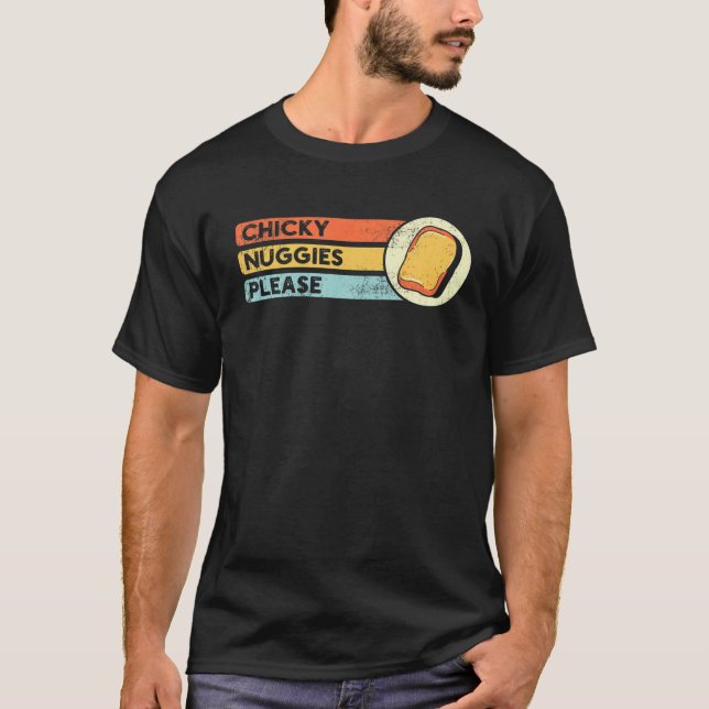 Camiseta Chicky Nuggies Chicken Nugget Fans Nug Eaters Fast (Frente)