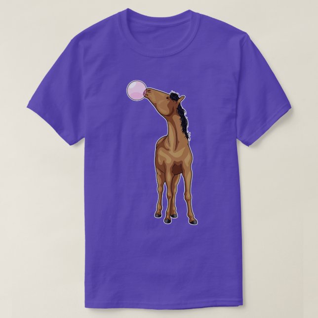 Camiseta Chiclete de cavalo (Frente do Design)