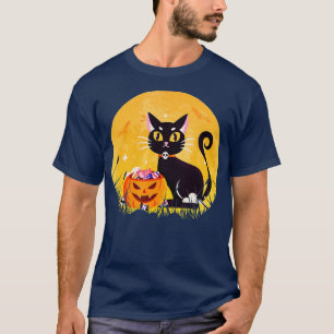 Camiseta Chiclete Negro Assustador Do Halloween Na Moo