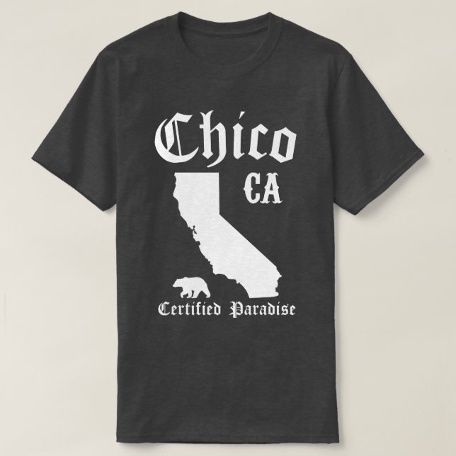 Camiseta Chico California Certified Paradise Chico Long Sle (Frente do Design)