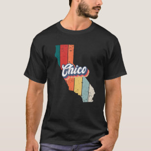 Camiseta Chico City Retro Vintage Hometown Califórnia
