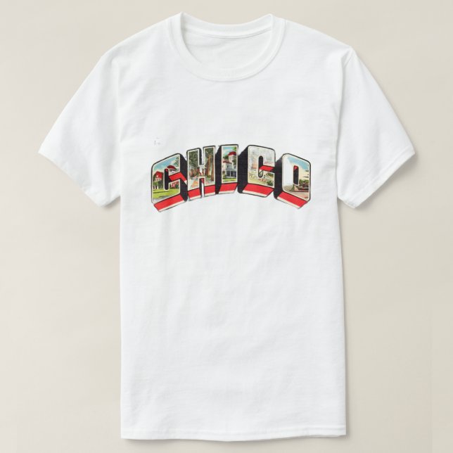 Camiseta Chico Retro Fade-out (Frente do Design)