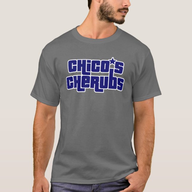 Camiseta Chico's Cherubs's Tee, Cinza masculina (Frente)