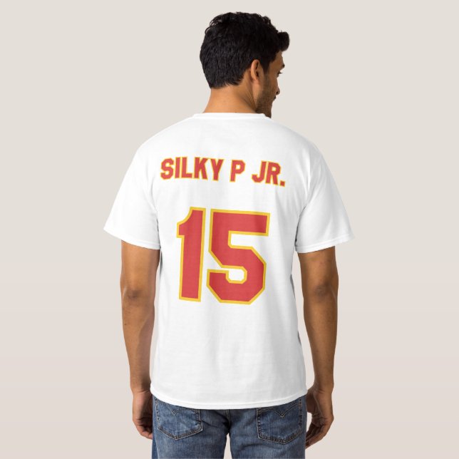 Camiseta Chiefs Mahouse Silky P Jr. #15 T-Shirt (Parte Traseira Completa)