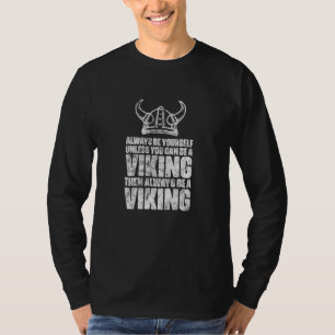 Camiseta Chifre De Capacete Viking Nórdico Escandinavo Dist