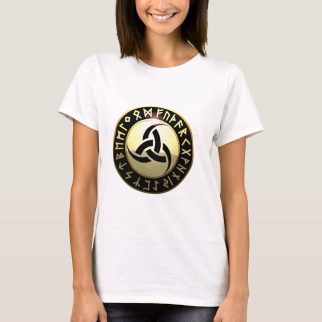 Camiseta Chifre triplo de Odin (Frente)