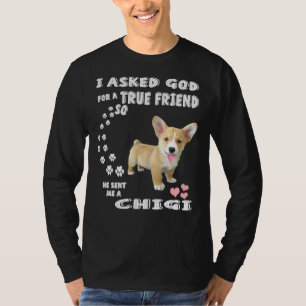 Camiseta Chigi Dog Costume Corgi Chihuahua Mãe Pai Chigi