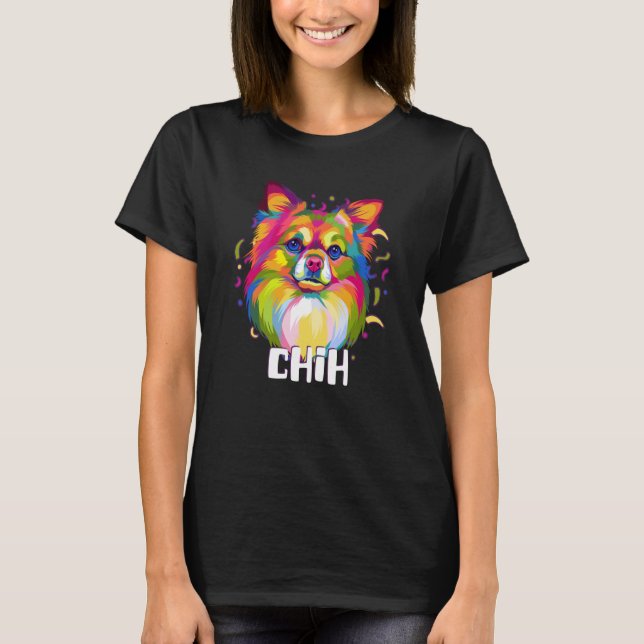 Camiseta Chih Chihuahua Humor Chiwawa Dog Animal Pun (Frente)