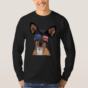 Camiseta Chihuahua American Usa Bandeira 4 De Julho Quarto