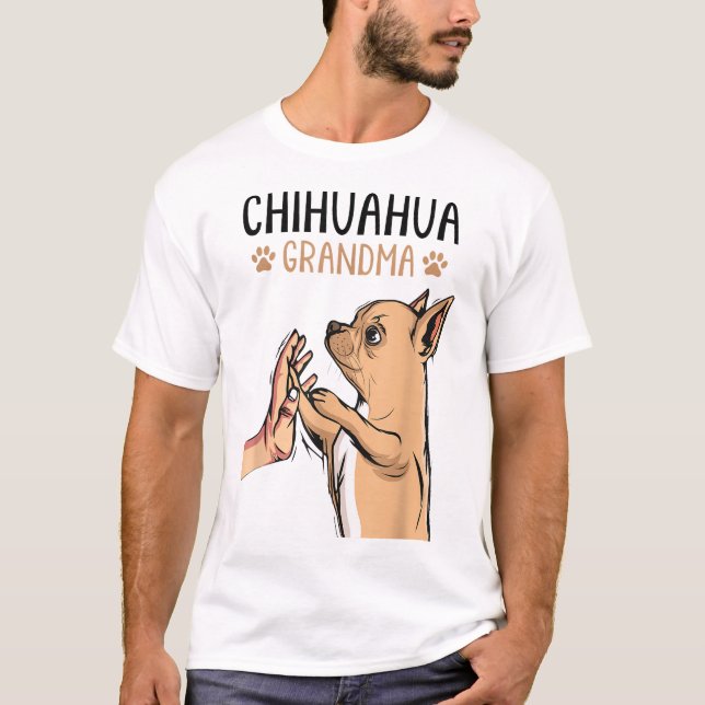 Camiseta Chihuahua avó (Frente)
