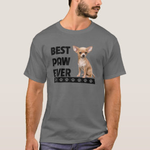 Camiseta Chihuahua Best Paw Ever Dia de os pais Pai