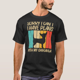 Camiseta Chihuahua Bonita Para Homens Mulheres Chihuahua Pe