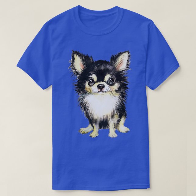 Camiseta Chihuahua cão com amor 1 (Frente do Design)