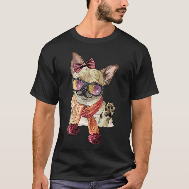 Camiseta Chihuahua Chihuahua Cachorro Cute Chihuahua Cachor (Frente)