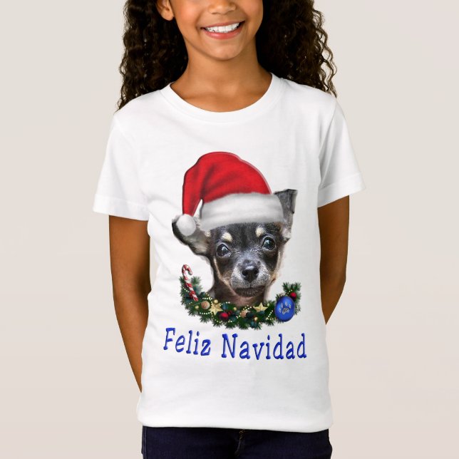 Camiseta Chihuahua Christmas (Frente)