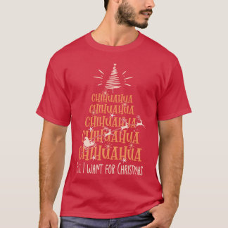 Camiseta Chihuahua Christmas Dog genebra
