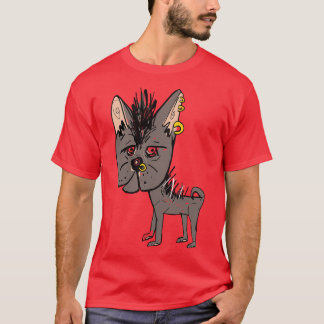 Camiseta Chihuahua com Piercings