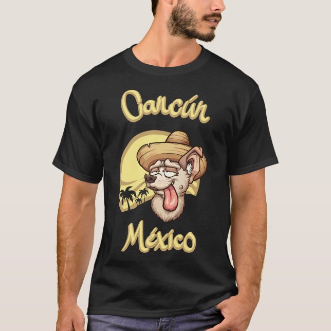 Camiseta Chihuahua com Sombrero Tri Blend (Frente)