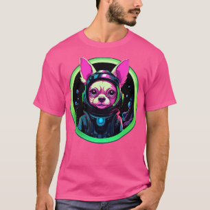 Camiseta Chihuahua Cosmic Space Dogs Galaxy Astronauta