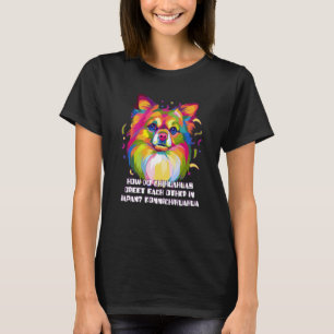 Camiseta Chihuahua Cumprimenta no Japão Konnichihuahua Chiw