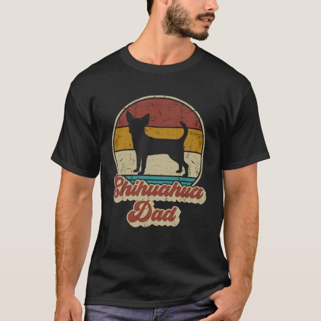 Camiseta Chihuahua Dad  Dog   Men Chihuahua Dog Daddy (Frente)