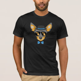 Camiseta Chihuahua de Michigan Usando Óculos de Sol
