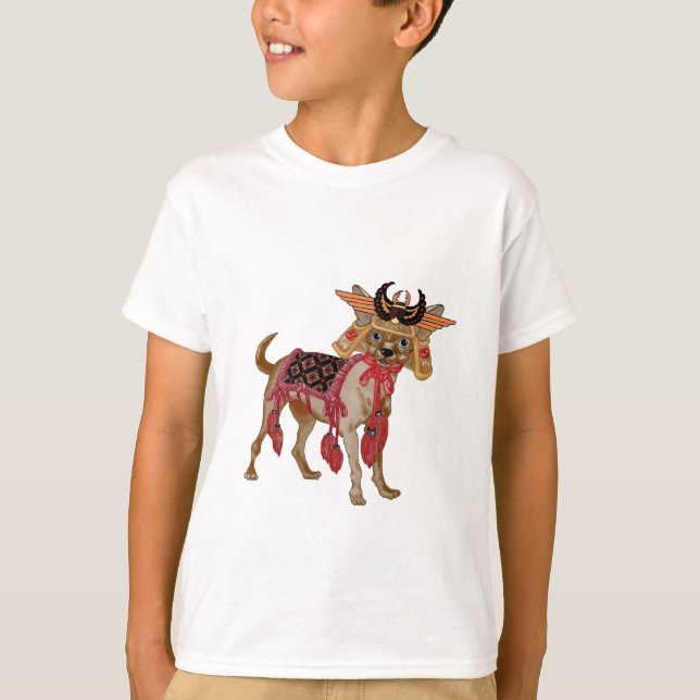 Camiseta Chihuahua do samurai (Frente)