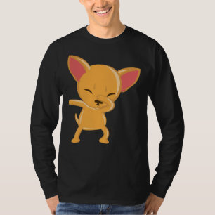 Camiseta Chihuahua Dog Dabbing Vetor Art