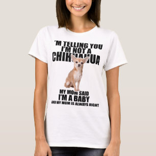 Camiseta Chihuahua Dog, estou dizendo que não sou Chihuahua