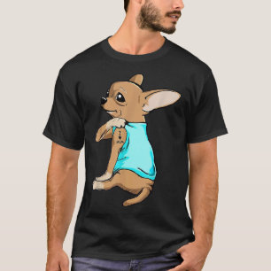 Camiseta Chihuahua Dog Eu Amo Mãe Tattoo Chihuahua