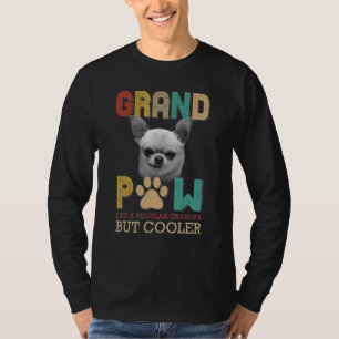 Camiseta Chihuahua Dog Grand Paw Como Vovô Regular Mas C
