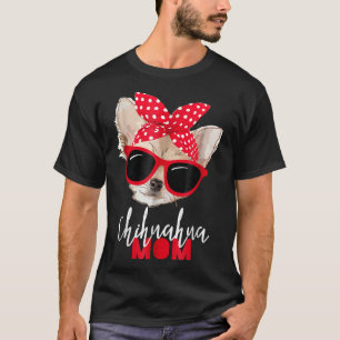Camiseta Chihuahua Dog Mãe Óculos escuros Png