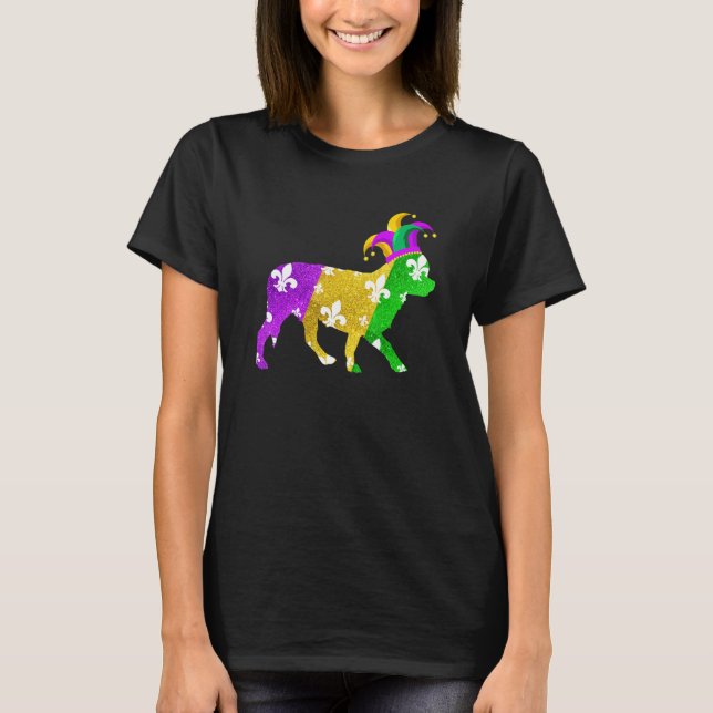 Camiseta Chihuahua Dog Mardi Gras Carnivals Funny Puppy Lov (Frente)