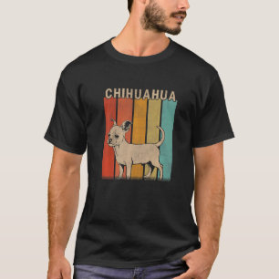 Camiseta Chihuahua Dog Men Mulheres Filha Cachorro Bonito C